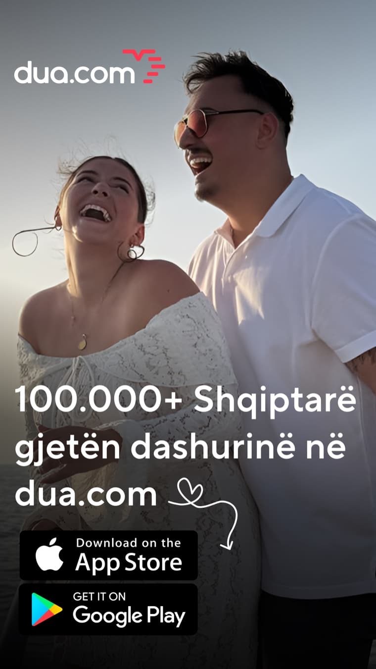 100.000+ shqiptarë gjetën dashurinë në dua.com