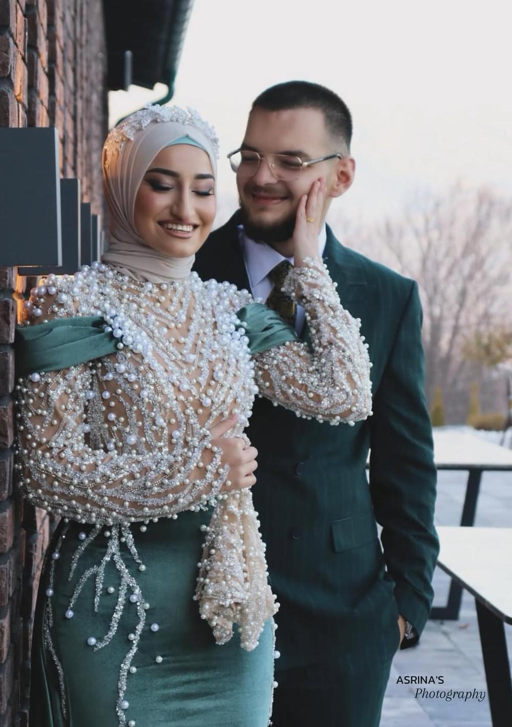 Yllza and Medini during their engagement