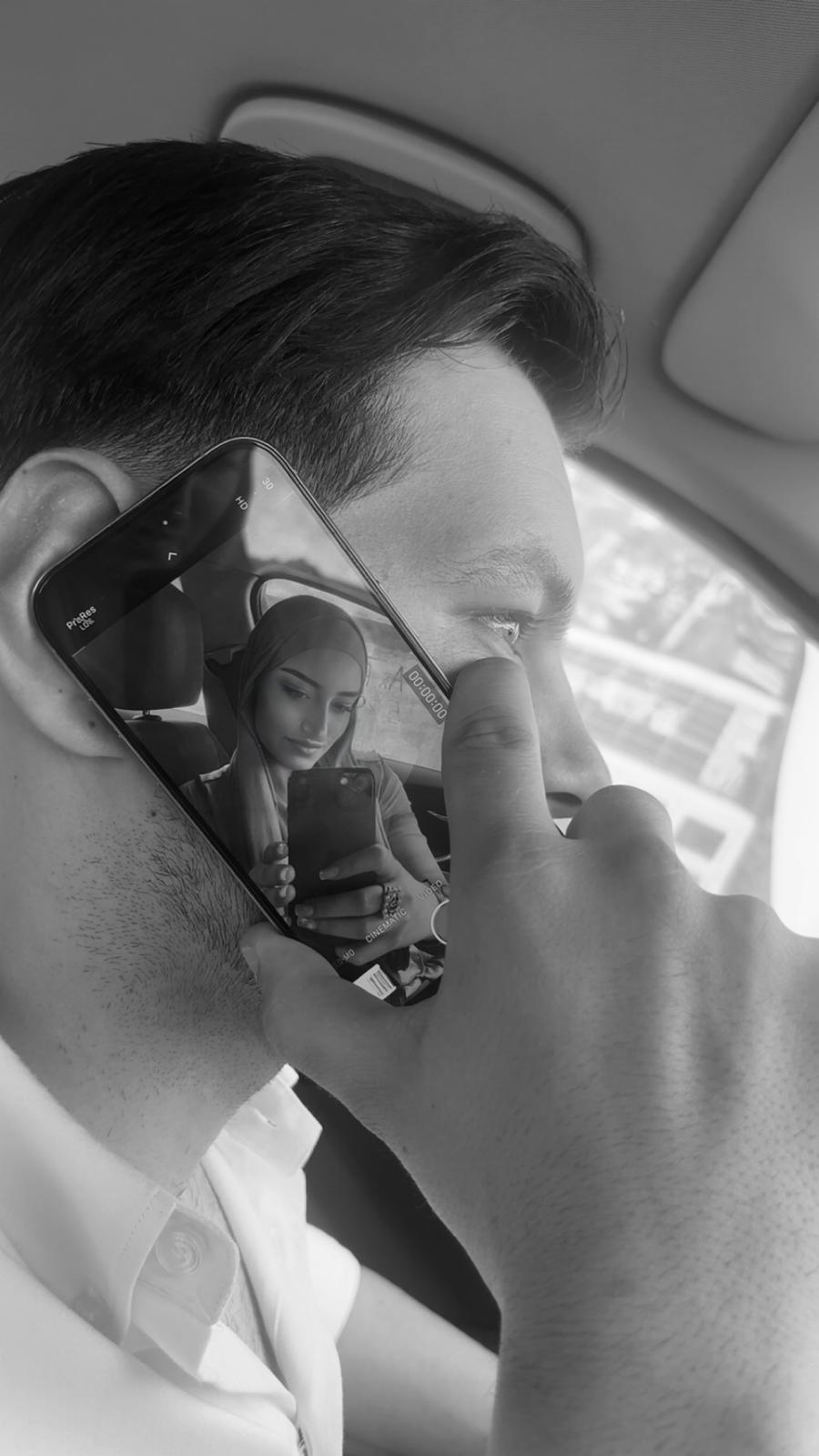 Medini on a video call with Yllza during the distance