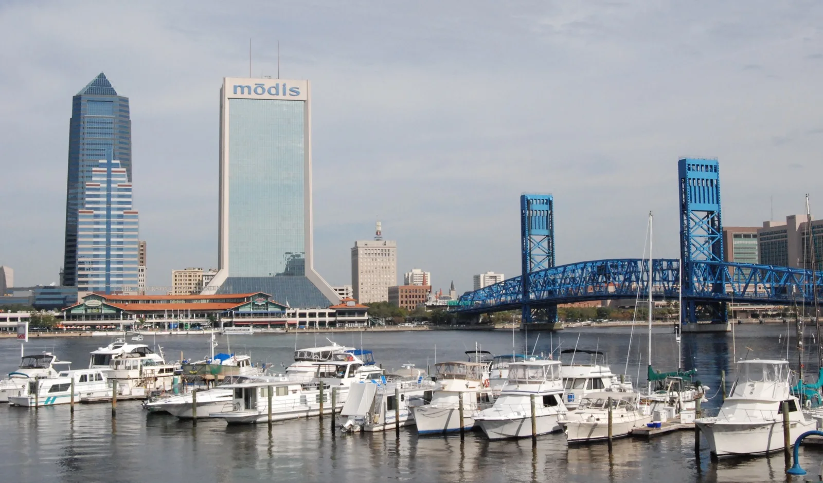 Jacksonville skyline across the St. Johns River