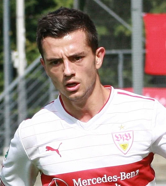 Der in Frankfurt geborene Besar Halimi im Jahr 2013 als Spieler des VfB Stuttgart