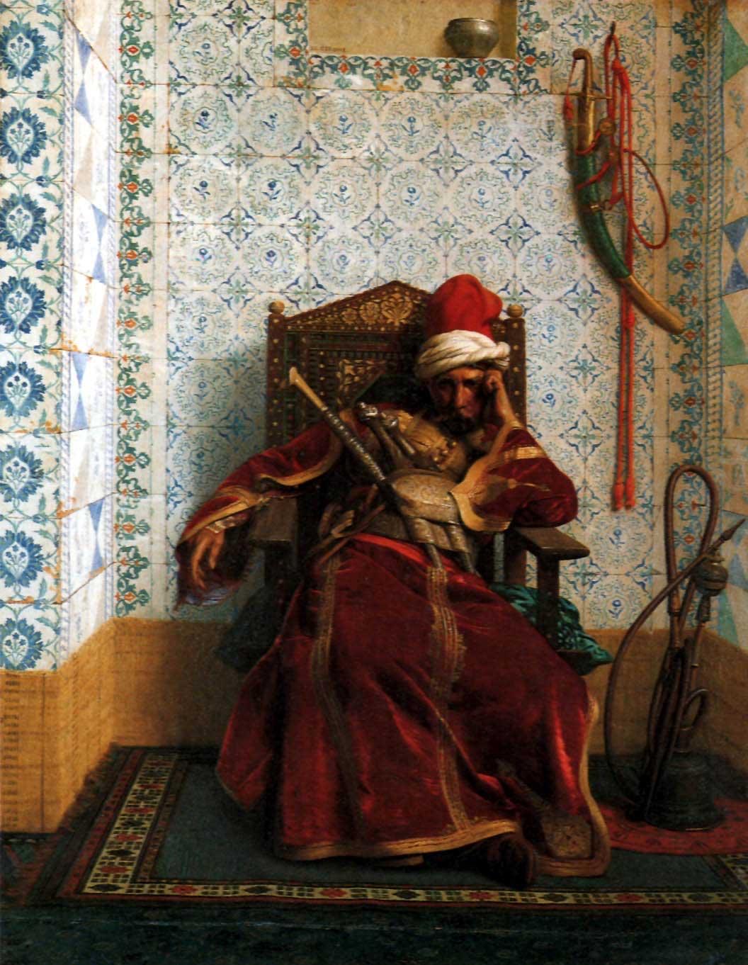 Markos Botsaris, Ölgemälde von Jean-Léon Gérôme, 1874