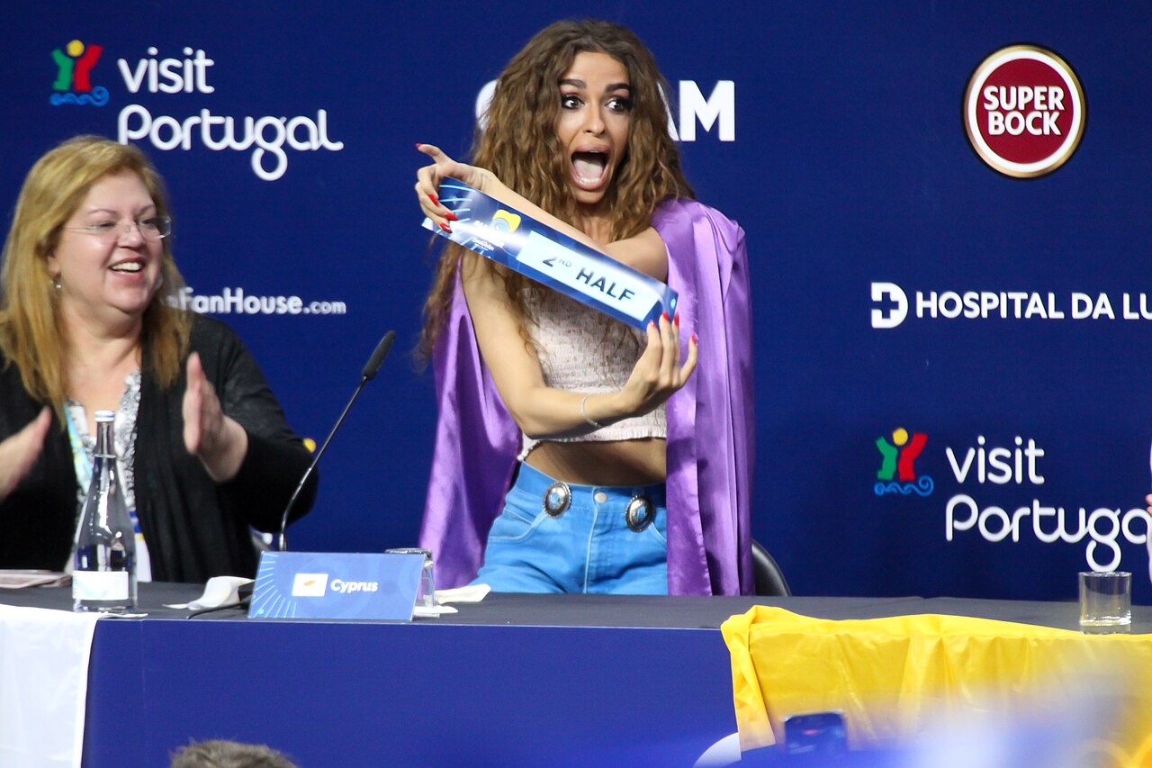 Eleni Foureira bei ihrem Auftritt beim Eurovision Song Contest 2018