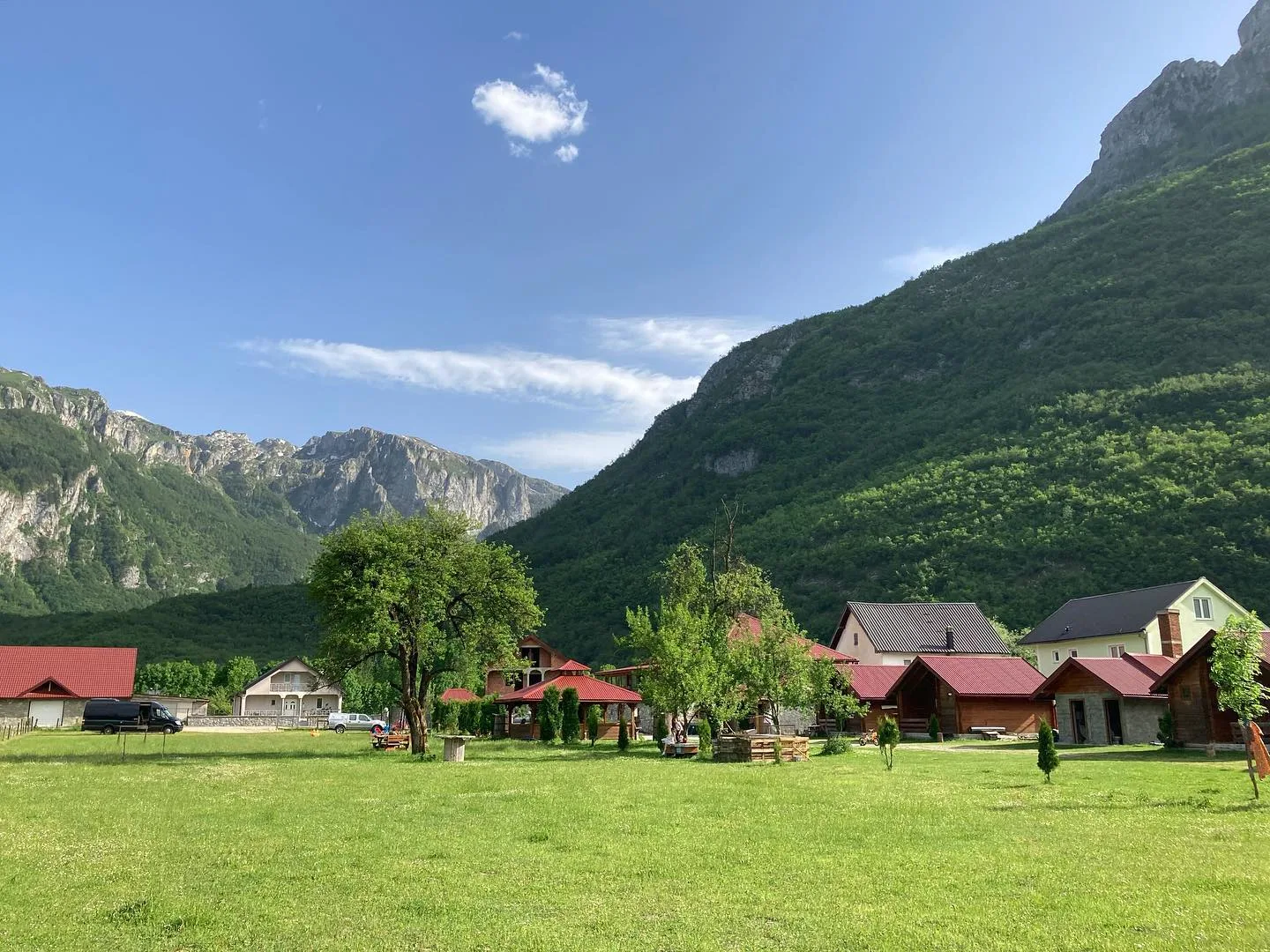 Vuthaj mountain landscape near Gusinje