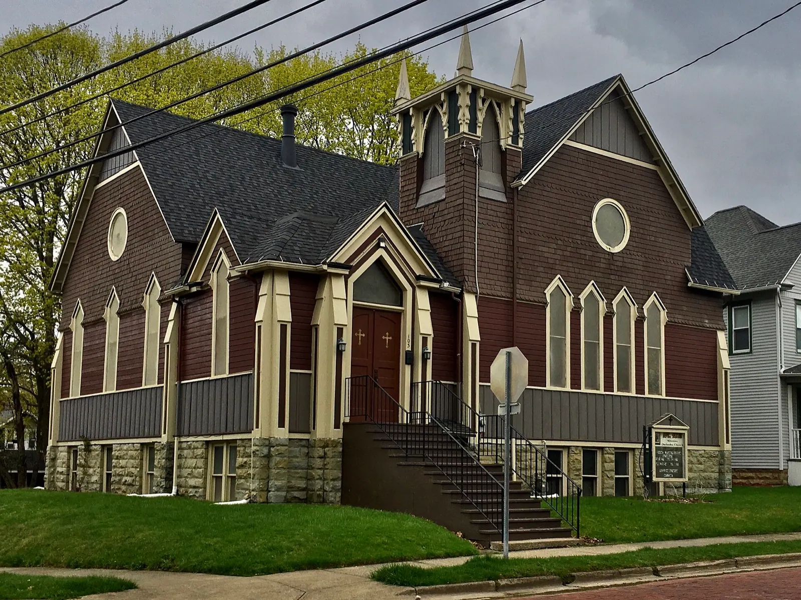 Albanisch-orthodoxe St.-Elia-Kirche in Jamestown, New York