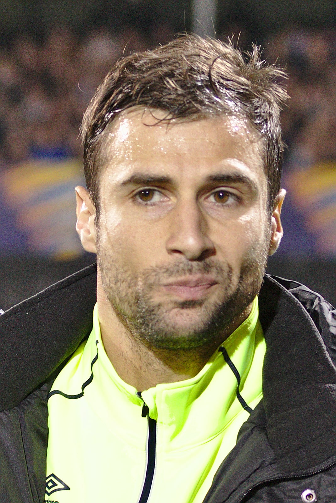 Lorik Cana alla partita Bourg-en-Bresse–Nantes nell’ottobre 2015