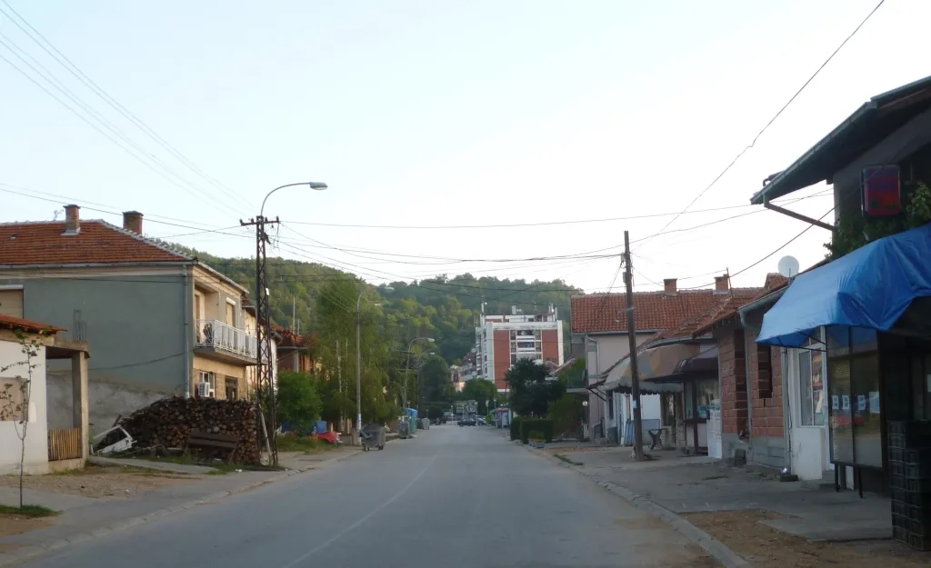 Medveđa belediyesinin tepeleri ve dağınık köyleri