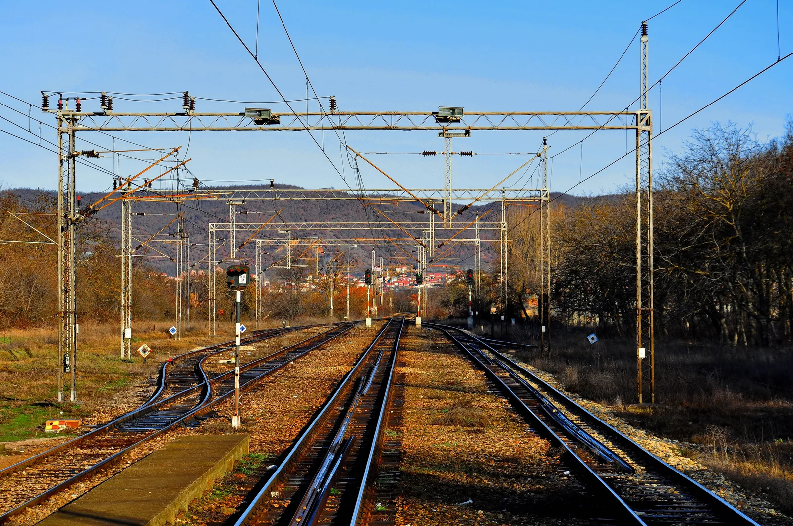 Belgrad–Üsküp hattı üzerindeki Preševo tren istasyonu