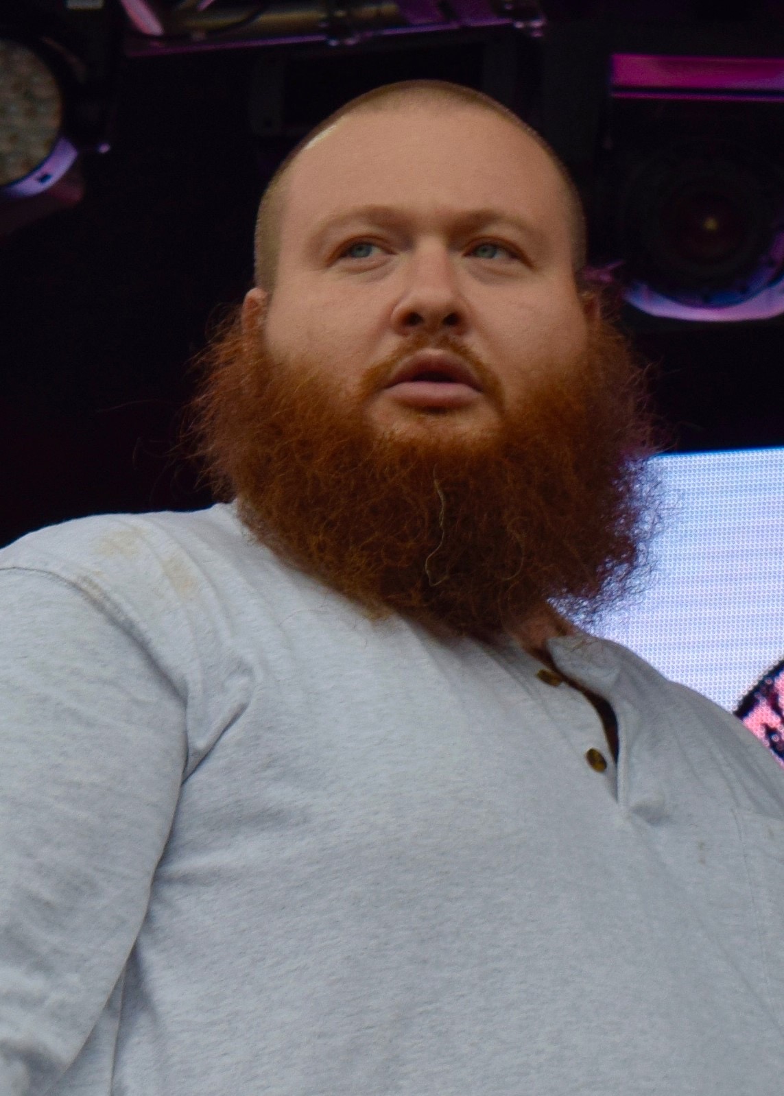 Action Bronson performing at Governors Ball in 2016
