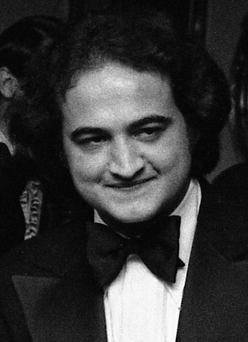 John Belushi at a Washington press dinner in 1976
