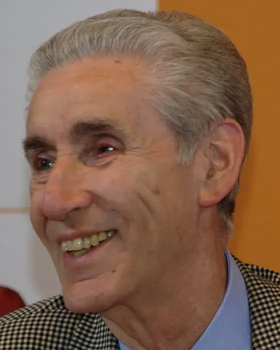 Stefano Rodotà lächelnd bei einer Konferenz in Trient, 2007