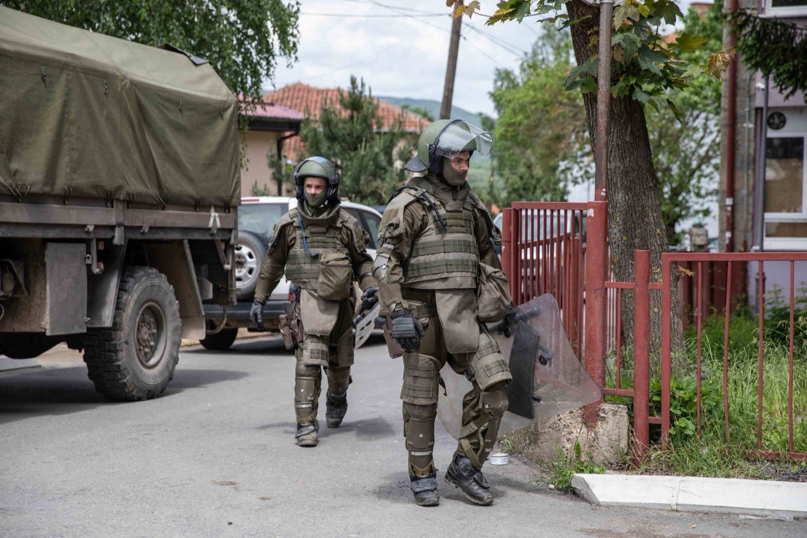 Österreichische Soldaten im Einsatz bei der NATO-geführten KFOR-Mission in Kosovo