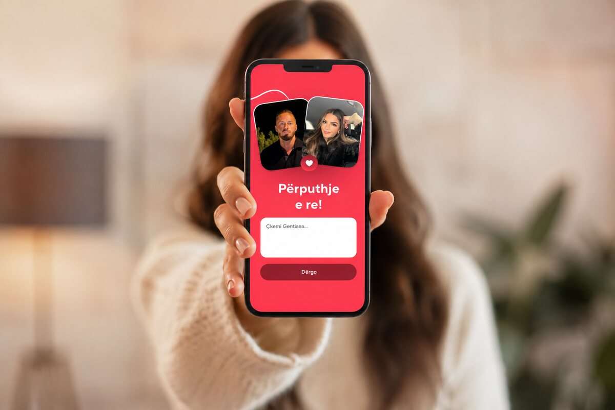 Përputhje e re dhe mesazhi i parë në dua.com, në shqip