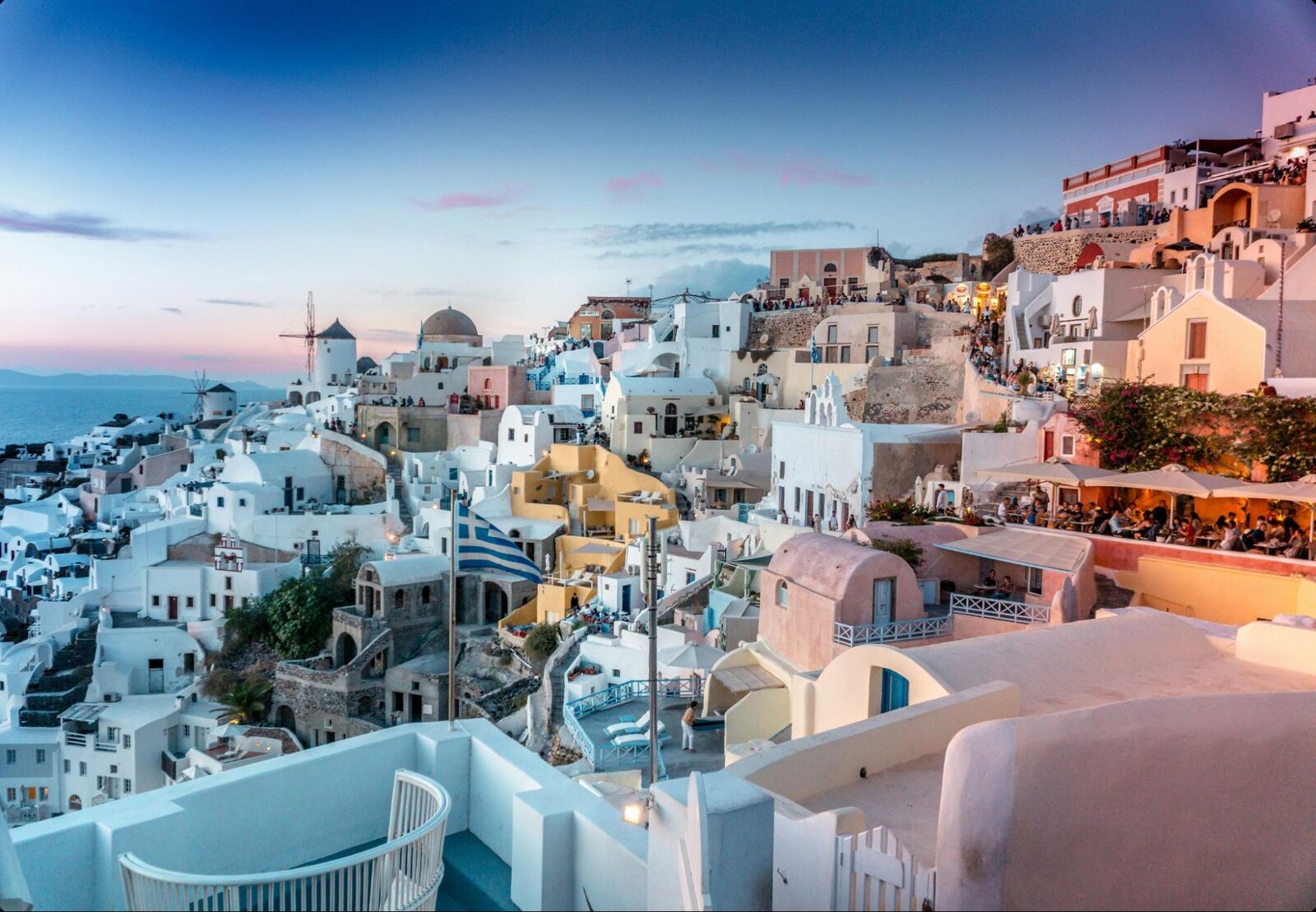 Santorini, qytet romantik